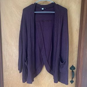Crossover cardigan